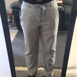 Tasso Elba Grey Linen Men's Pants Medium